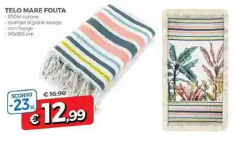 DPiù Telo Mare Fouta offerta