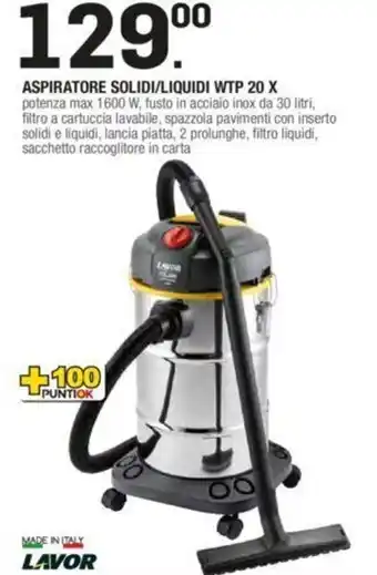 Aspiratore Solid/Liquidi WTP 20 X