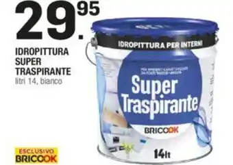 Brico OK Bricook Idropittura Super Traspirante Litri 14 offerta