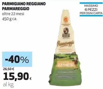 Ipercoop Parmigiano reggiano parmareggio offerta