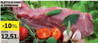 Ipercoop Filetto di suino al rosmarino offerta