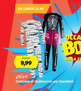 ALDI Halloween costume alive offerta