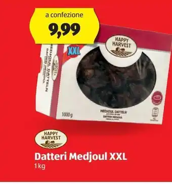 ALDI Happy harvest datteri medjoul xxl 1 kg offerta