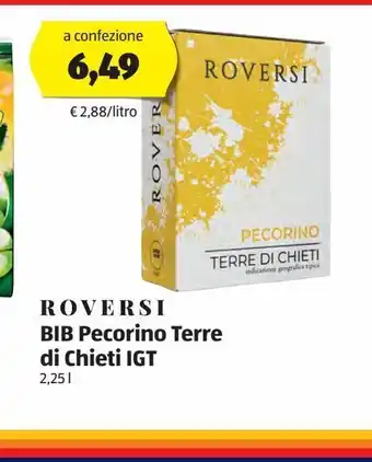 ALDI Roversi bib pecorino terre do chieti igt 2.25 l offerta