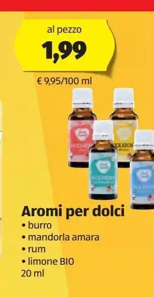 ALDI Aromi per dolci offerta