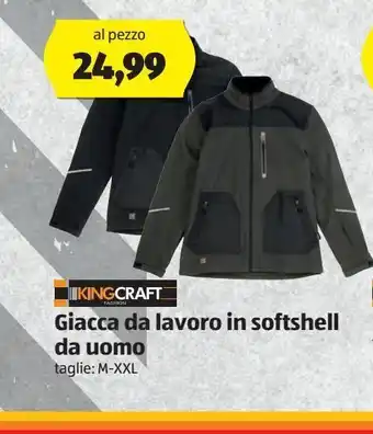 ALDI Giacca da lavoro in softshell da uomo offerta