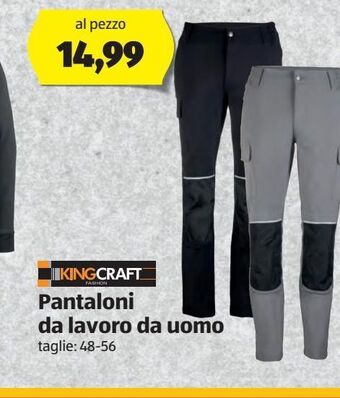 ALDI Pantaloni da lavoro da uomo offerta