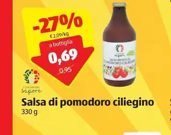 ALDI I colori del sapore salsa di pomodoro cilegino offerta