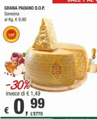 Crai Latteria Soresina Latteria Soresina - Grana Padano offerta