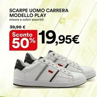 Coop Carrera Scarpe Uomo Modello Play offerta
