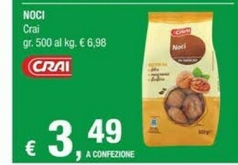 Crai Crai Noci offerta
