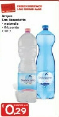Despar San Benedetto - Acqua Naturale offerta
