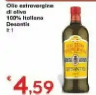 Despar Desantis Olio Extravergine Di Oliva 100% Italiana offerta