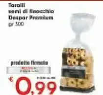 Despar Despar - Taralli Pugliesi Con Semi Di Finocchi Premium 300 G(ml) offerta
