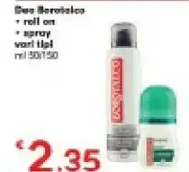 Despar Borotalco Original Unisex Deodorante Roll-on 50 Ml offerta