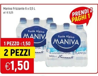 Famila Maniva Acqua offerta