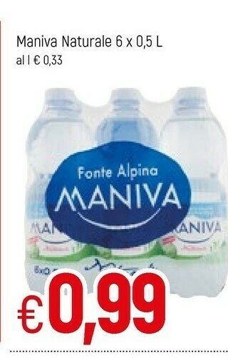 Famila Maniva Acqua offerta