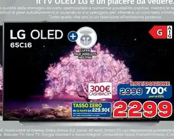 Euronics Pixel Lg Oled 65c16 offerta