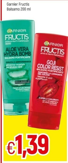 Famila Garnier Shampoo offerta