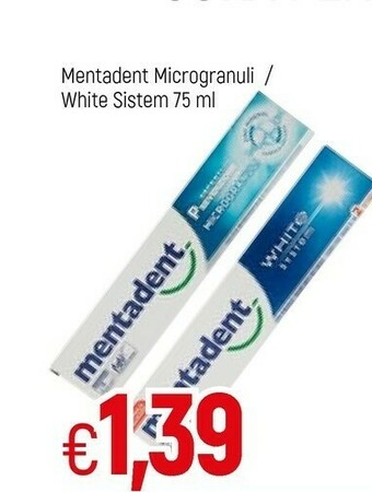 Famila Mentadent Dentifricio offerta
