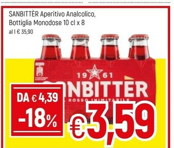 Famila Sanbitter Bitter offerta