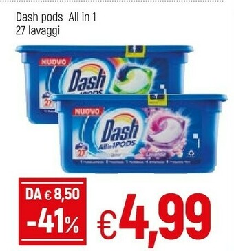 Famila Dash Detersivo lavatrice offerta