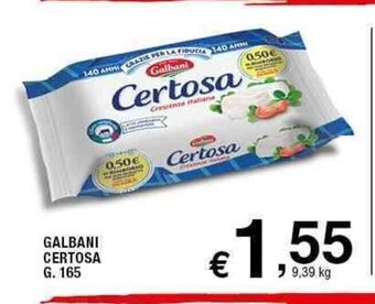 Sigma Galbani Certosa G. 165 offerta