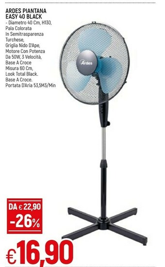 Famila Ardes Ventilatore offerta