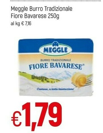 Famila Meggle Burro offerta