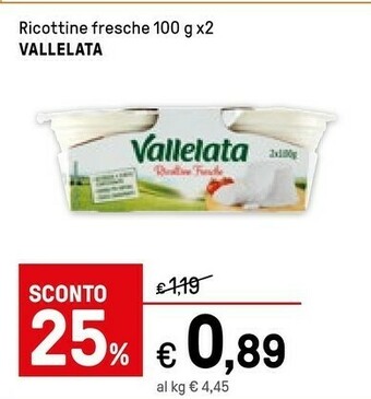 Iper La Grande Vallelata Ricotta offerta