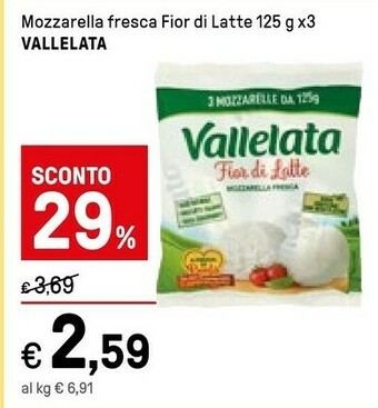 Iper La Grande Vallelata Mozzarella offerta