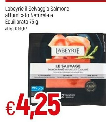 Famila Labeyrie Salmone affumicato offerta