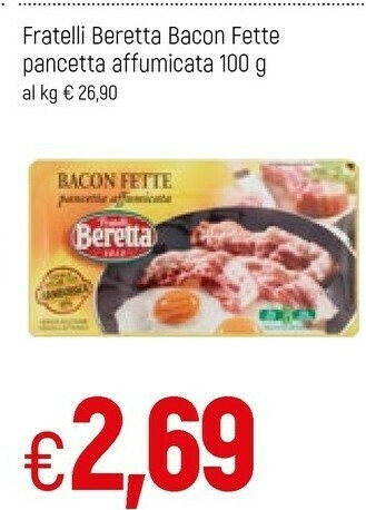 Famila Beretta Pancetta offerta