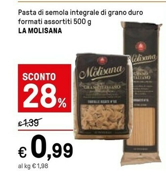 Iper La Grande La Molisana Pasta di semola offerta