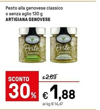 Iper La Grande Artigiana genovese Pesto offerta