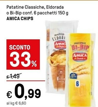 Iper La Grande Amica chips Patatine fritte offerta