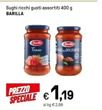 Iper La Grande Barilla Sughi per pasta offerta
