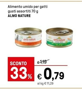 Iper La Grande Almo Nature Cibo per gatti offerta