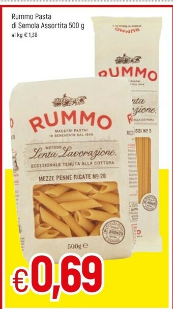 Famila Rummo Pasta di semola offerta