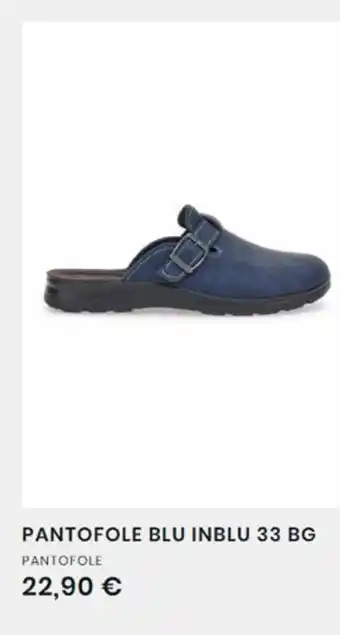 Pantofole blu inblu