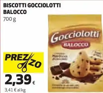 Ipercoop Biscotti gocciolotti balocco offerta