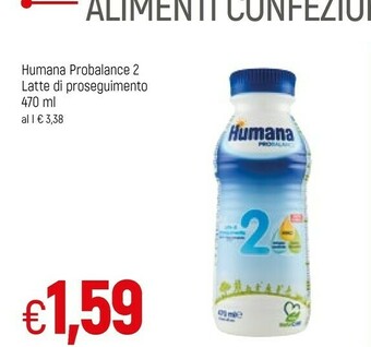 Famila Humana Latte per neonati offerta