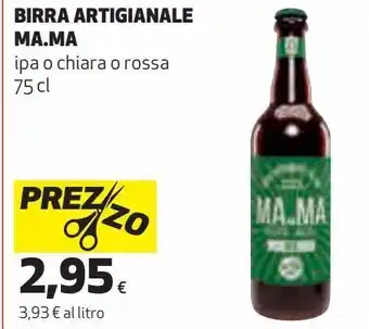 Ipercoop Birra artigianale ma.ma offerta