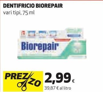 Ipercoop Dentifricio biorepair offerta