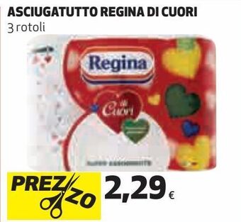 Ipercoop Asciugatutto regina di cuori offerta