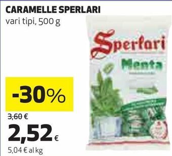 Ipercoop Caramelle sperlari offerta