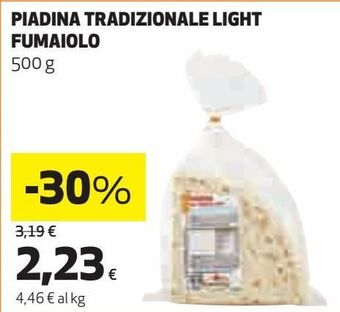 Ipercoop Piadina tradizionale light fumaiolo offerta