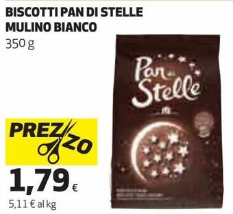 Ipercoop Biscotti pan di stelle mulino bianco offerta