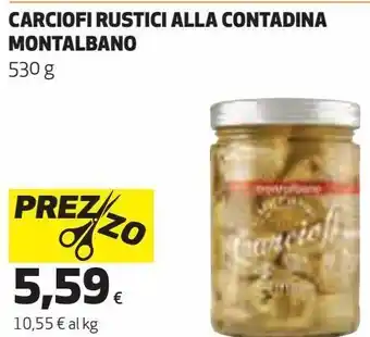 Ipercoop Carciofi rustici alla contadina motalbano offerta