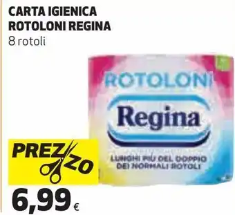 Ipercoop Carta igienica rotoli regina offerta